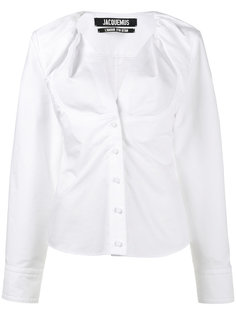 collarless cotton shirt Jacquemus