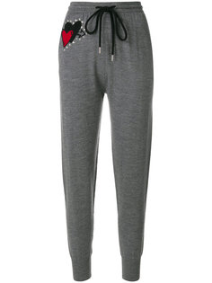 intarsia knit sweat pants  Markus Lupfer