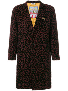 пальто с леопардовым принтом Gcds