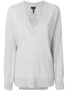 свитер в рубчик с V-образным вырезом  Rag &amp; Bone