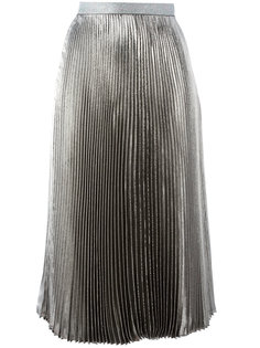 плиссированная юбка из ламе Christopher Kane