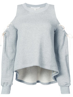 cold shoulder sweatshirt Jonathan Simkhai