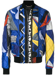 novelty print bomber Versace