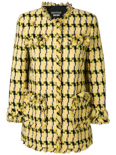 твидовый пиджак с оборками  Boutique Moschino