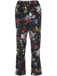 cropped floral print trousers Tomas Maier