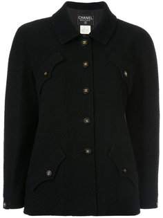 CC logo buttons jacket Chanel Vintage