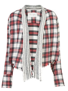 check open neck shirt Greg Lauren