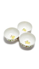 Kate Spade New York Lemon Melamine Trio Bowl
