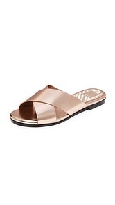 Dolce Vita Karlo Metallic Slide Sandals