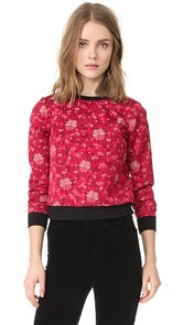 alice + olivia Marylou Back Zip Sweatshirt