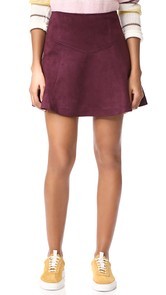 BB Dakota Jack by BB Dakota Hal Faux Suede Scuba Skirt