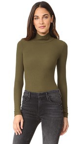 GETTING BACK TO SQUARE ONE Mock Neck Bodysuit