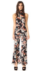 Nicholas Lola Long Sleeve Backless Jumpsuit