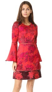 Marchesa Notte A-Line Cocktail Dress