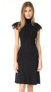 Rebecca Taylor Short Sleeve Lace Dress