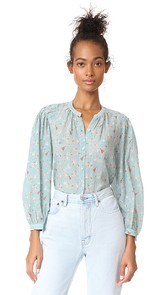 Rebecca Taylor Serra Floral Top