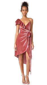 Self Portrait Devore Wrap Dress