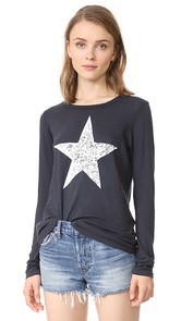 SUNDRY Star Long Sleeve Tee