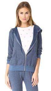 Wildfox Carta Zip Hoodie