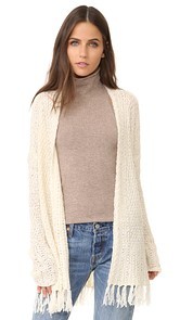 BB Dakota Murray Fringe Cardigan