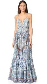 Camilla Tiered Shoestring Dress