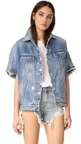 R13 Drop Shoulder Denim Vest