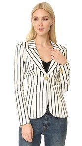 SMYTHE Striped Duchess Blazer