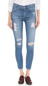 AG Farrah High Rise Crop Skinny Jeans