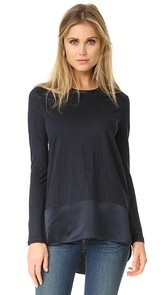 Rag &amp; Bone Riley Long Sleeve Tee