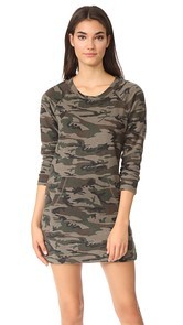 bobi Camo Tee Dress