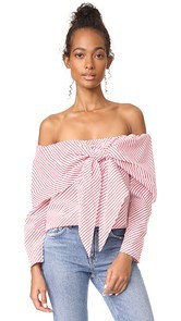 MLM LABEL Bale Shoulder Top