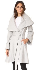 Norma Kamali Shawl Collar Peplum Jacket