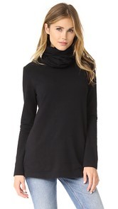 Norma Kamali Oversized Turtleneck Top
