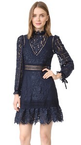 Sea Lace Embroidered Dress