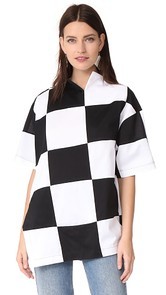 Marques Almeida Checkerboard Oversize T-Shirt