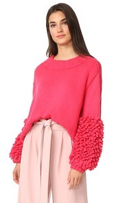 Spencer Vladimir Loopy Cuff Cashmere Sweater