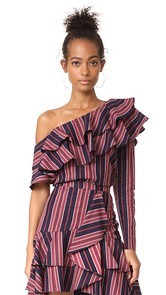 WAYF Cheyenne One Shoulder Top