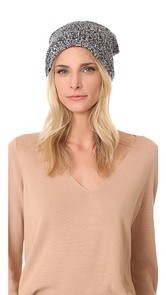 Plush Marled Slouchy Fleece Lined Beanie