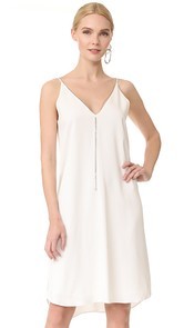 T by Alexander Wang Sleeveless Dress with Chain