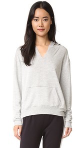 Beyond Yoga Cozy Fleece V Neck Hoodie