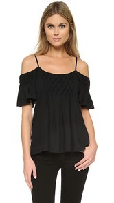 Ella Moss Stella Cold Shoulder Blouse