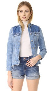 Madewell Collarless Jean Jacket