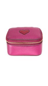 Anya Hindmarch Metallic Heart Pouch