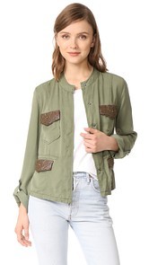 Etienne Marcel Vanessa Studded Cargo Jacket