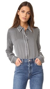 Equipment Kate Moss x Shiloh Pajama Top