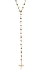 Jacquie Aiche Pave Cross Beaded Rosary