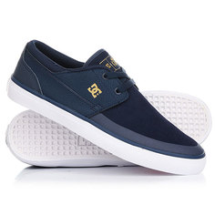 Кеды кроссовки низкие DC Wes Kremer Navy/Gold