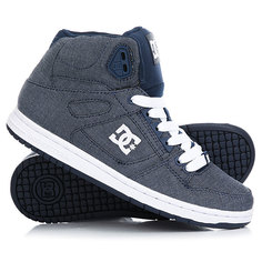 Кеды кроссовки высокие женские DC Rebound Hi Chambray