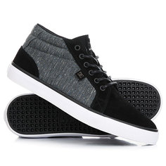 Кеды кроссовки высокие DC Council Mid Black/Armor/White