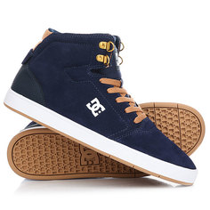 Кеды кроссовки высокие DC Crisis High Navy/Camel